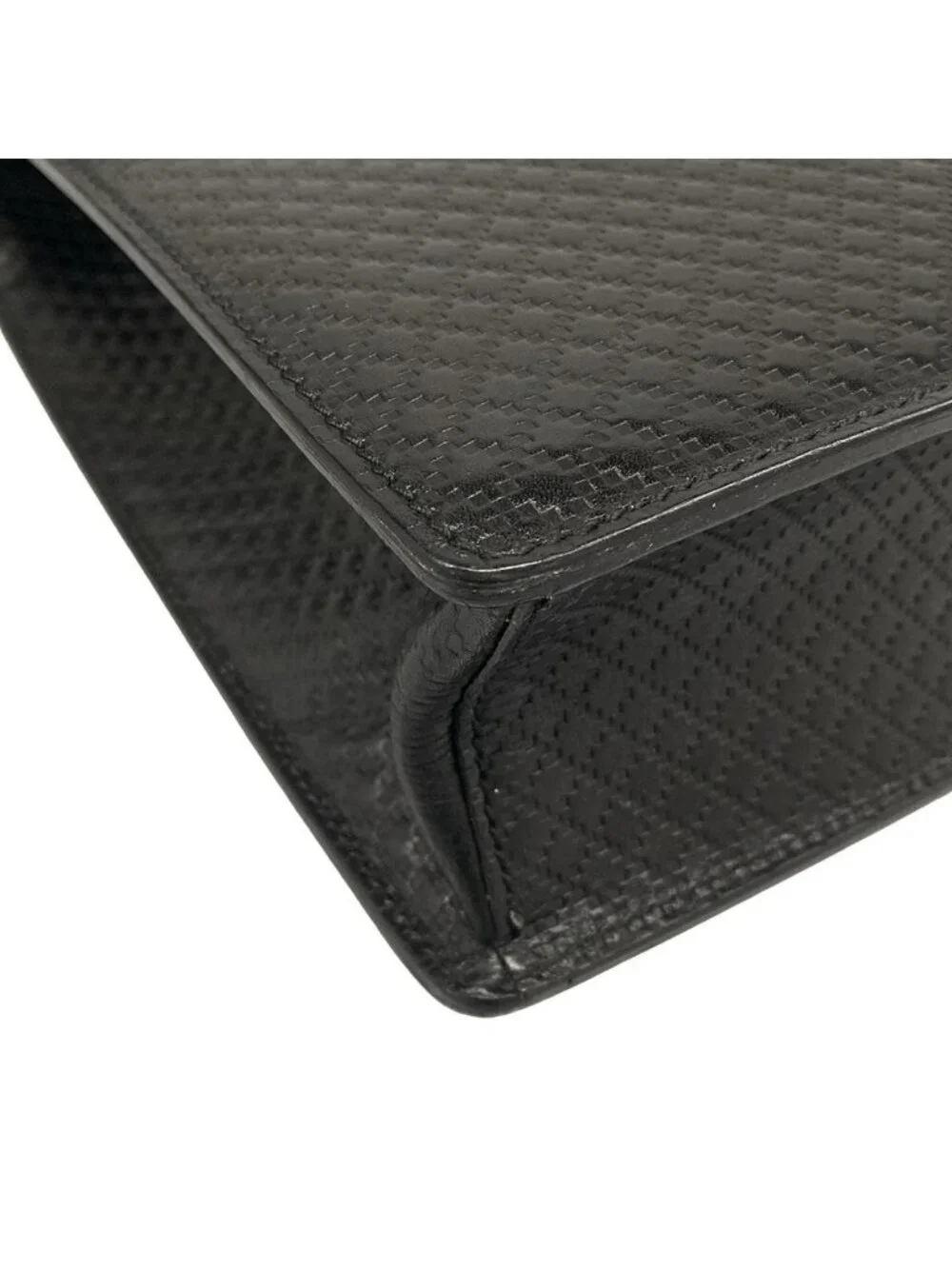 Gucci Business Bag Diamante Black Leather